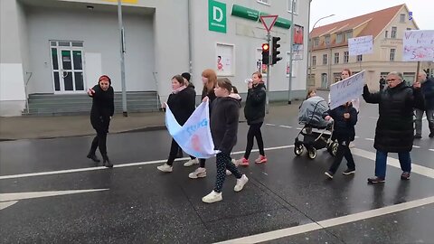 Wolgast - Der Aufzug gegen die Schließung der Förderschule 14-04-2023