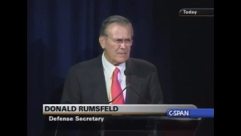 September 10, 2001- Donald Rumsfeld Announces That the Pentagon Cannot Account for $2.3 Trillion