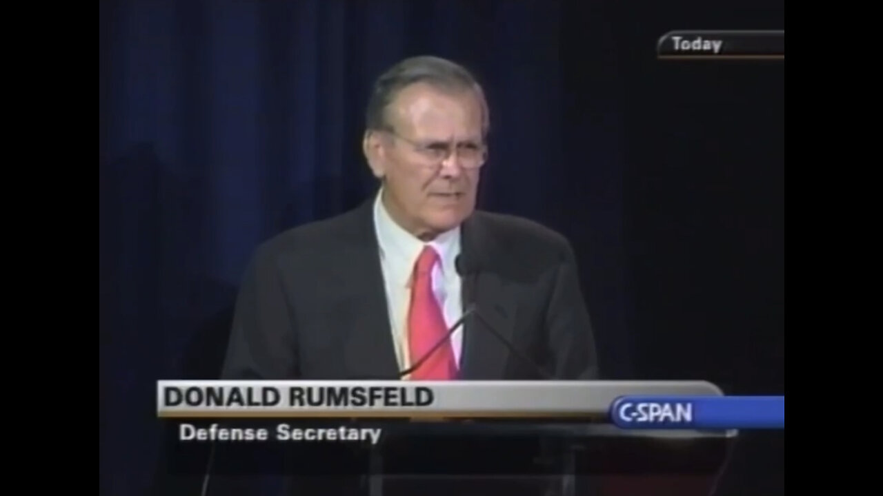 September 10, 2001- Donald Rumsfeld Announces That the Pentagon Cannot Account for $2.3 Trillion