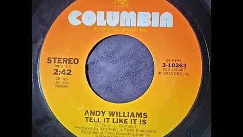 Andy Williams – Tell It Like It Is