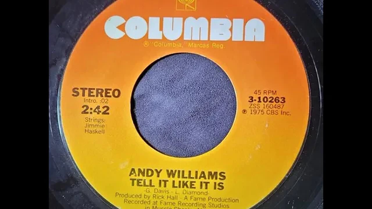 Andy Williams – Tell It Like It Is