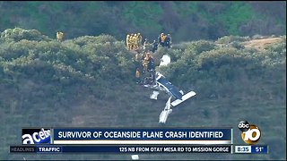 Survivor of Oceanside plan crash identified