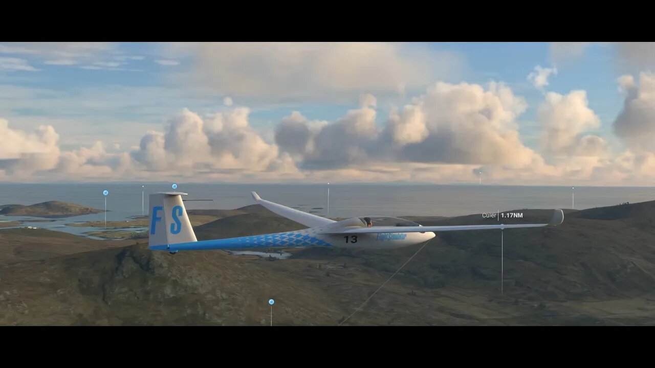 Microsoft Flight Simulator - UPDATE 11 - Glider Test around Isle of Barra