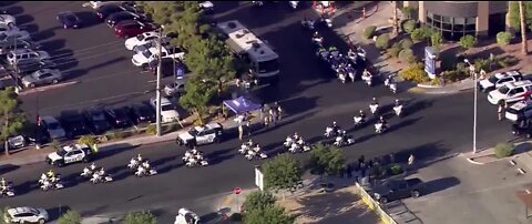 Motorcade for Officer Shay Mikalonis