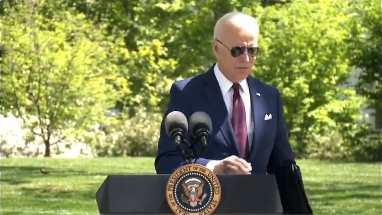 Joe Biden Violates CDC Guidance by Wearing a Mask then Pretends He's Edgey