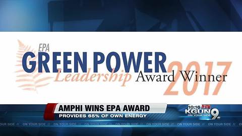 Amphitheater earns national award from EPA