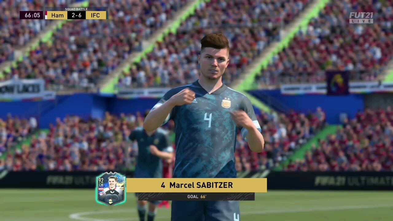 Fifa 21 - Marcel Sabitzer goal