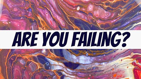 Frustrated with acrylic pour fails? Here's how to fix it!