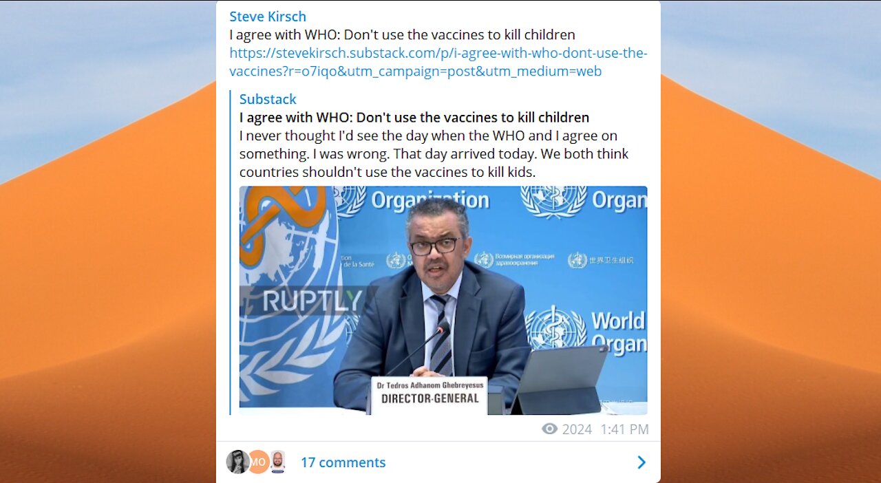 I Agree with WHO we shouldn't be killing children