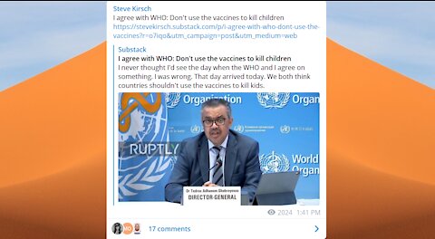 I Agree with WHO we shouldn't be killing children