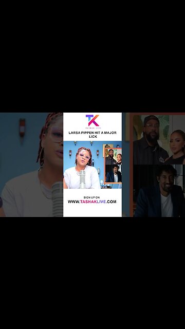 Larsa Pippen Hits a Lick
