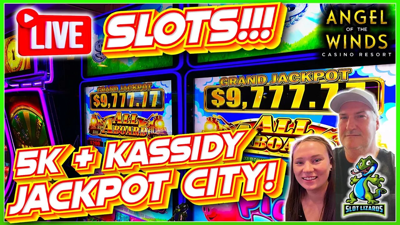 🔴 LIVE SLOTS! CRAZY GIVEAWAYS WITH 5K & KASSIDY TAKEOVER! EPIC JACKPOT TIME!