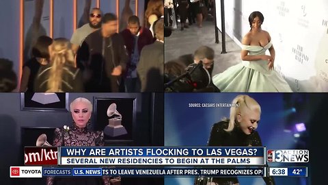 Why are artists coming to Vegas?