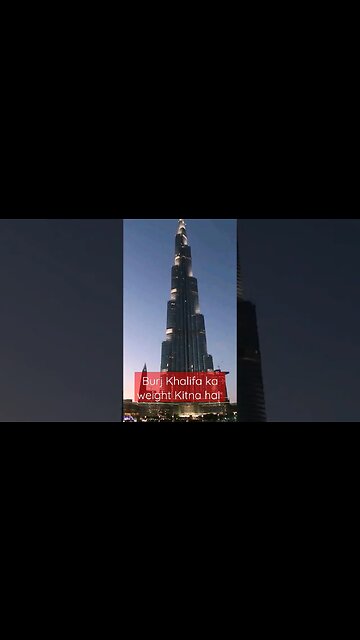World tallest building Burj Khalifa facts - Burj Khalifa amazing facts - #ytshorts fact #burjkhalifa