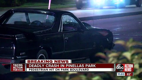 Police investigating after pedestrian struck, killed by vehicle in Pinellas Park