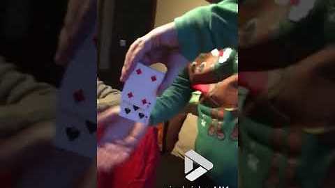 Impressive card trick