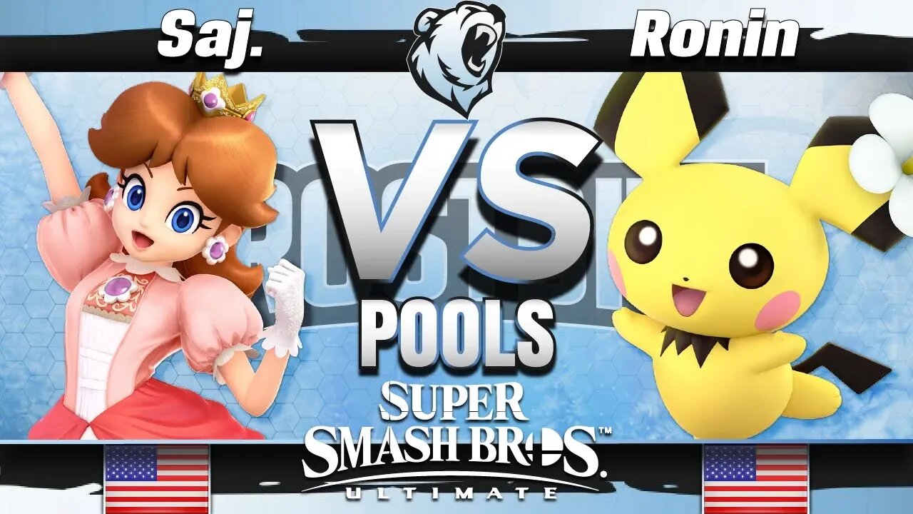 saj. (Daisy/Peach) vs. Ronin (Pichu) - Ultimate Pools - Frostbite 2019