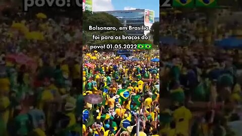Bolsonaro no dia 1 de maio