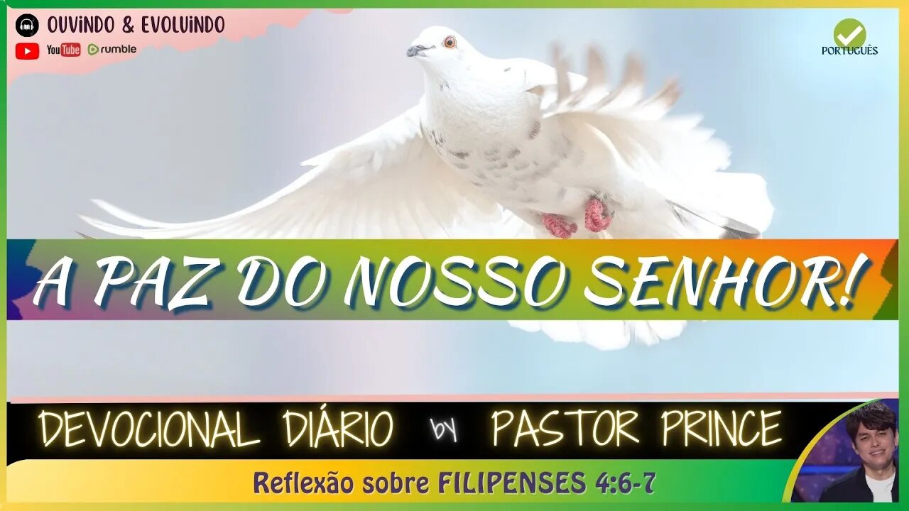 A PAZ QUE ESQUENTA SEU CORAÇÃO! | Pastor Joseph Prince - Devocional | EVANGELHO DA GRAÇA