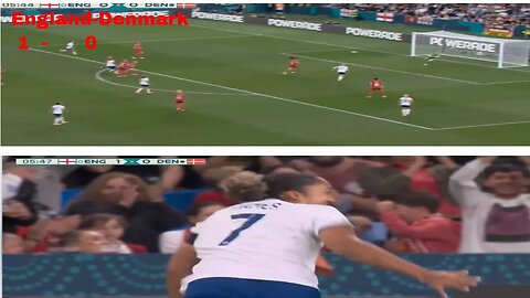 England women's football team wins with 1 -0 against Denmark