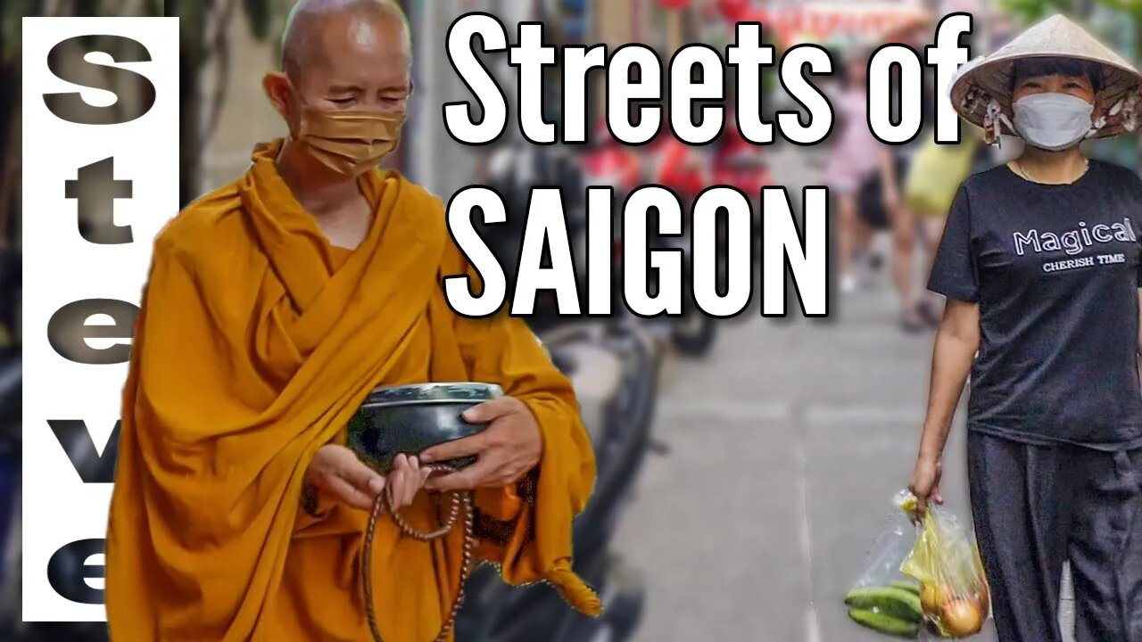 Real Streets of Saigon - 4K Walking Tour - 🇻🇳 - Stroll through a Morning Market