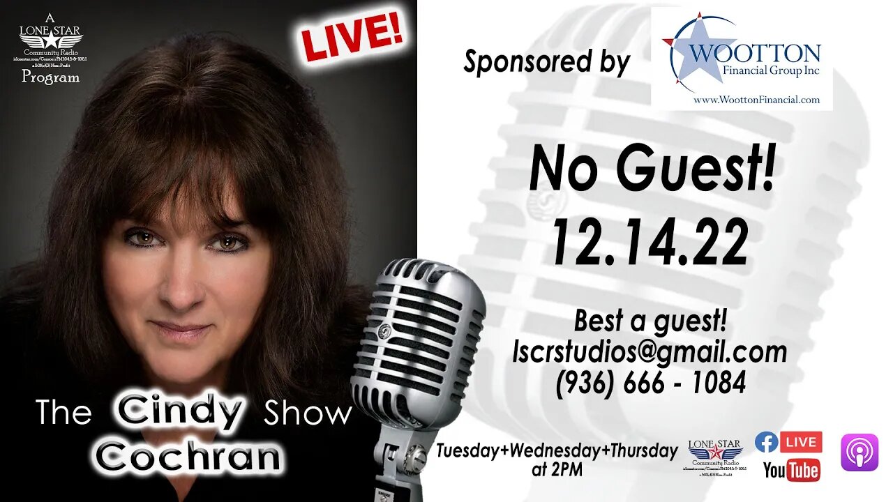 12.14.22 - The Cindy Cochran Show