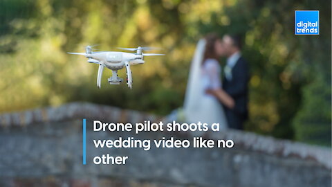 FPV drone pilot shoots a wedding video like no other