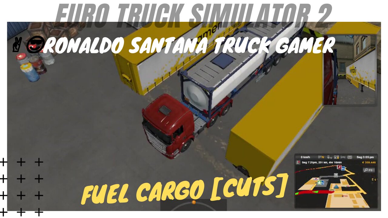 ✌️😎RONALDO SANTANA TRUCK GAMER🚚 FUEL cargo [cuts]