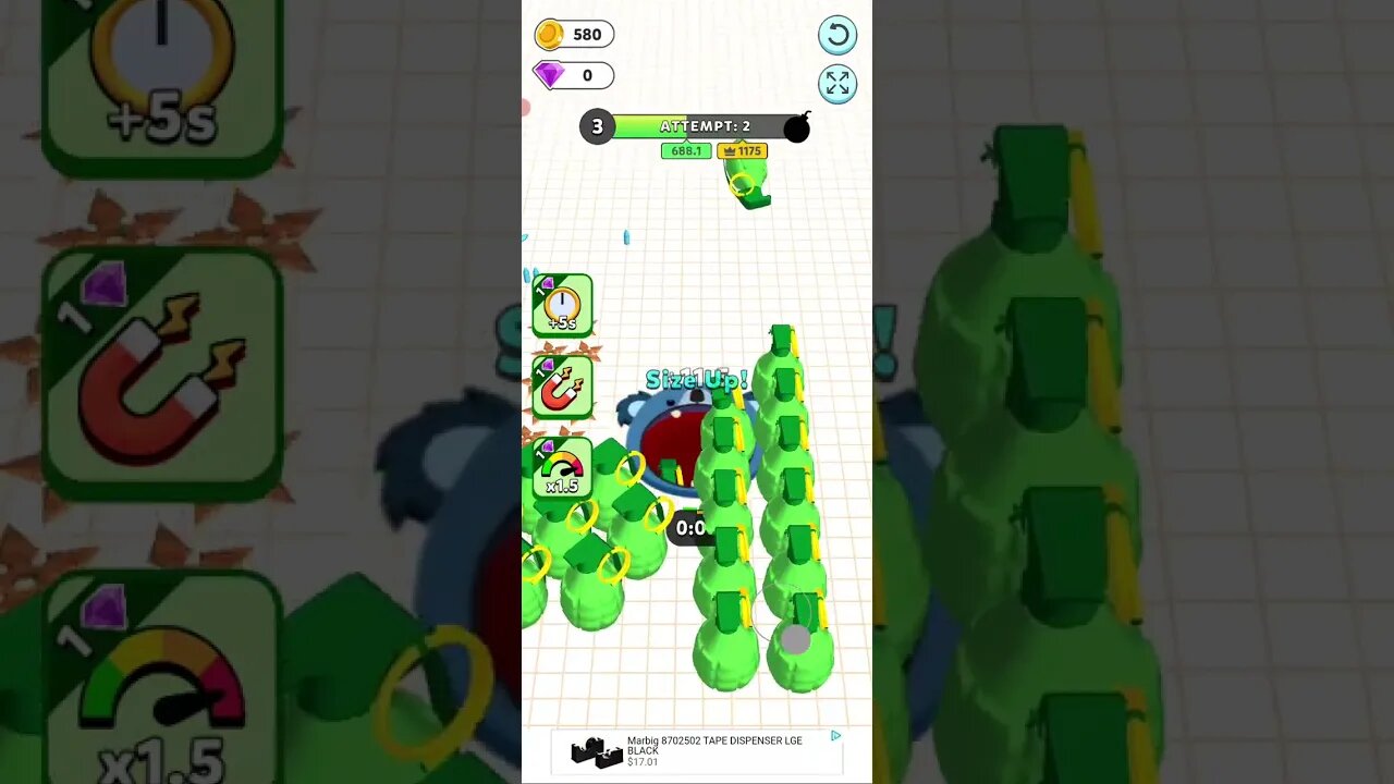 Large hole - Level 3 Attempt 2