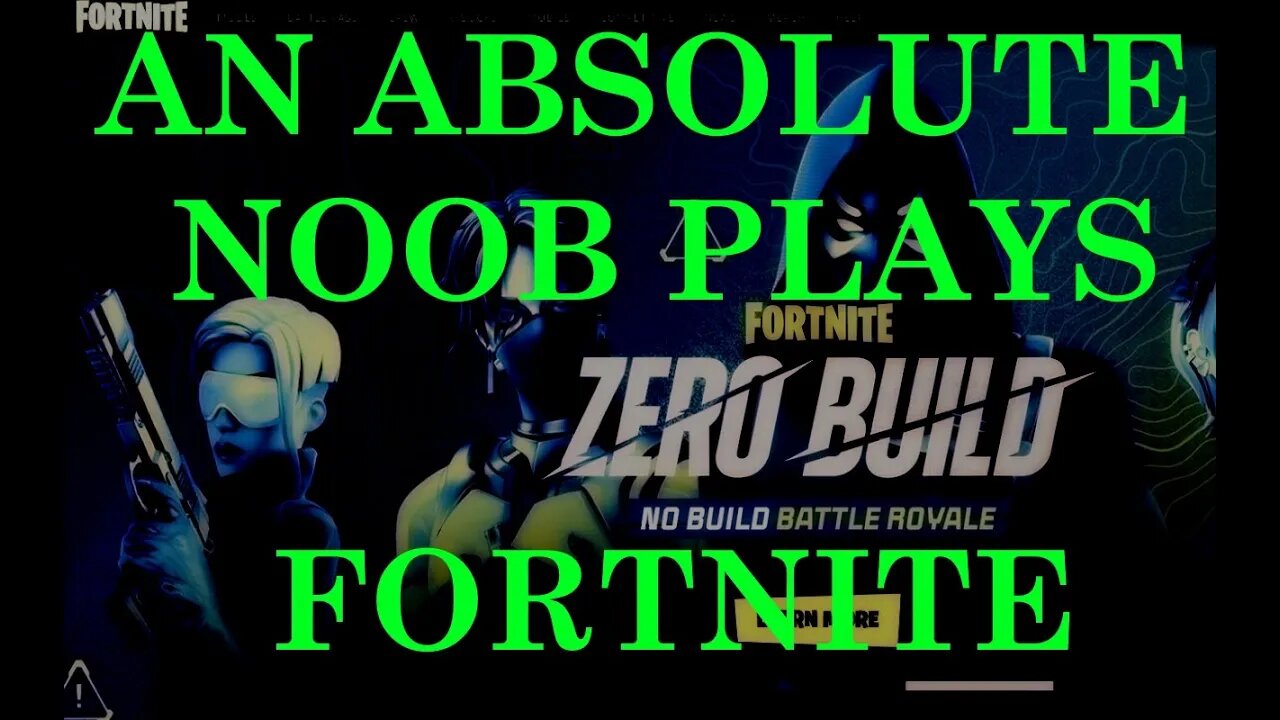 An Absolute Noob Tries Fortnite! Live Stream