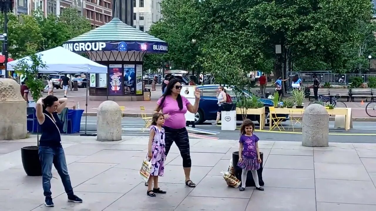 dancing on Dartmouth Street