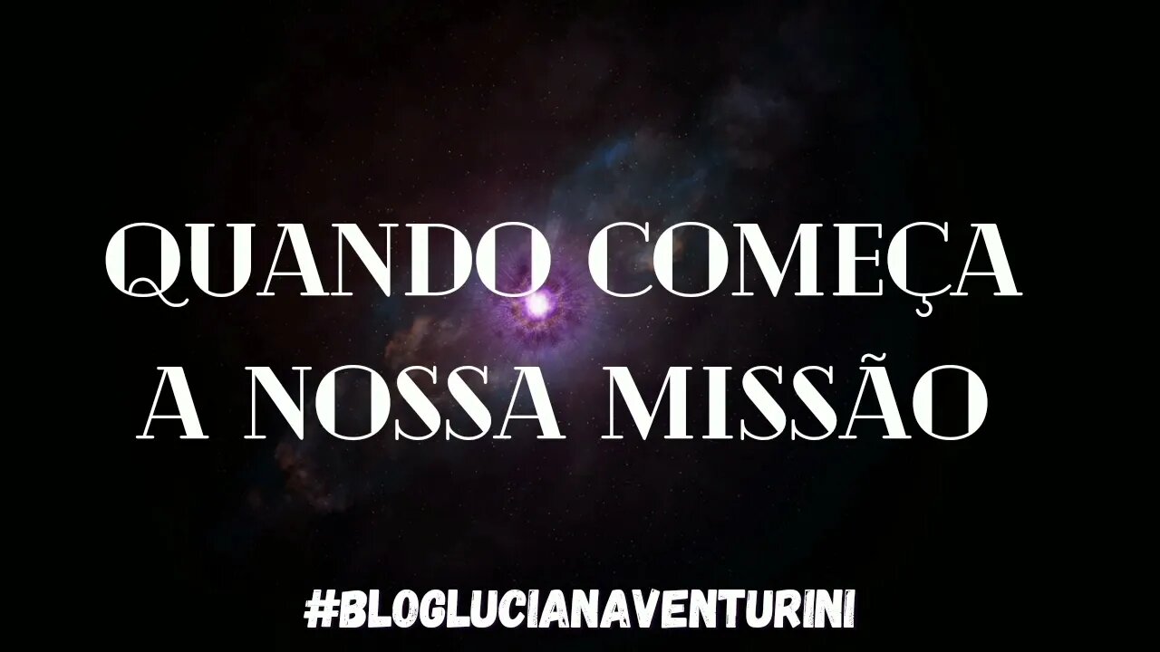 QUANDO COMEÇA A NOSSA MISSÃO? #lucianaventurini #vivermelhor #silvioalbuquerque