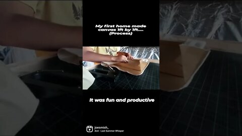 I made my first home made canvas