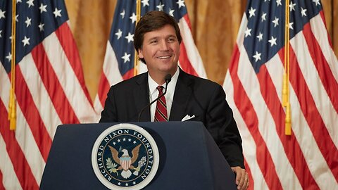 Tucker Carlson at the Nixon Library