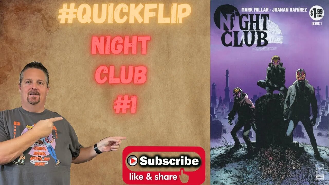 Night Club #1 Image Comics #QuickFlip Comic Book Review Mark Millar, Juanan Ramirez #shorts