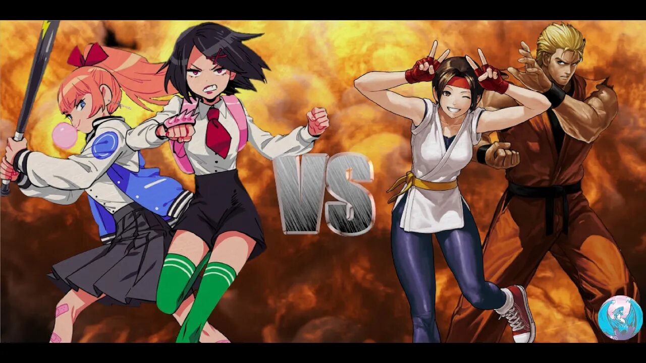 MUGEN - Request - Kyoko + Misako VS Ryo + Yuri - See Description