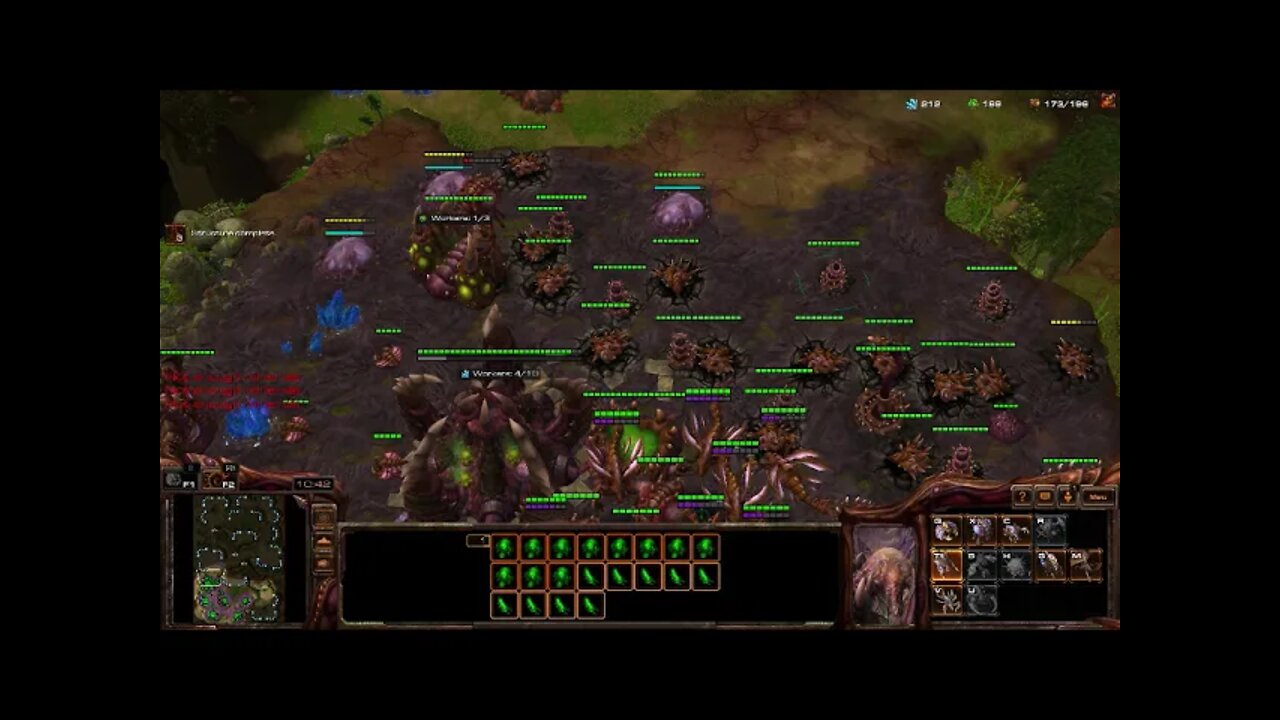 Session 5: Starcraft II (Zerg vs 3 Elite AI) - -