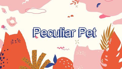 😻Peculiar Pet For Cats March 2022 😻