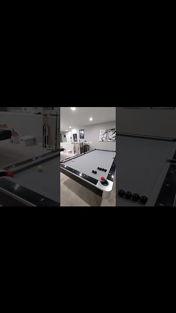 Amazing 3-Rail Jump Bank!! #billiards #shorts