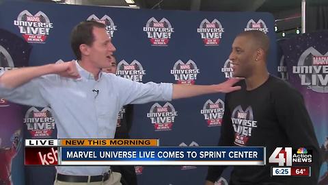 Stunt lessons from the cast of Marvel Universe Live!