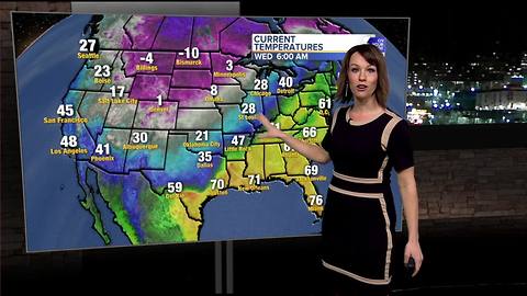 Snow could put the brakes on Thursday's morning commute