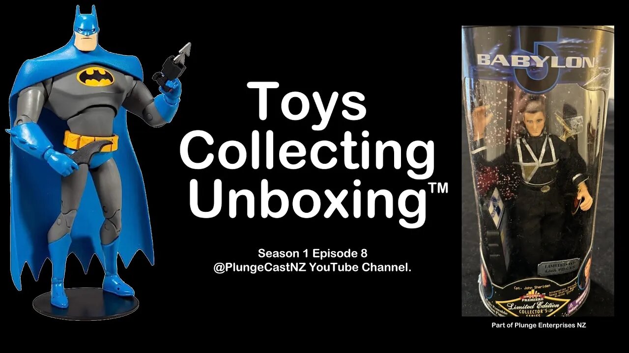 Toys Collecting Unboxing S01E08 Babylon 5, Board Games, Batmobiles & Michael Botur's fiction works