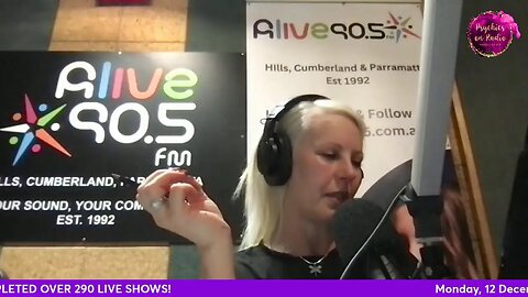 Monday, 12 December, 2022 - Show 48 - Psychics on Radio, Angels on Air & Radio Alive 90.5 FM
