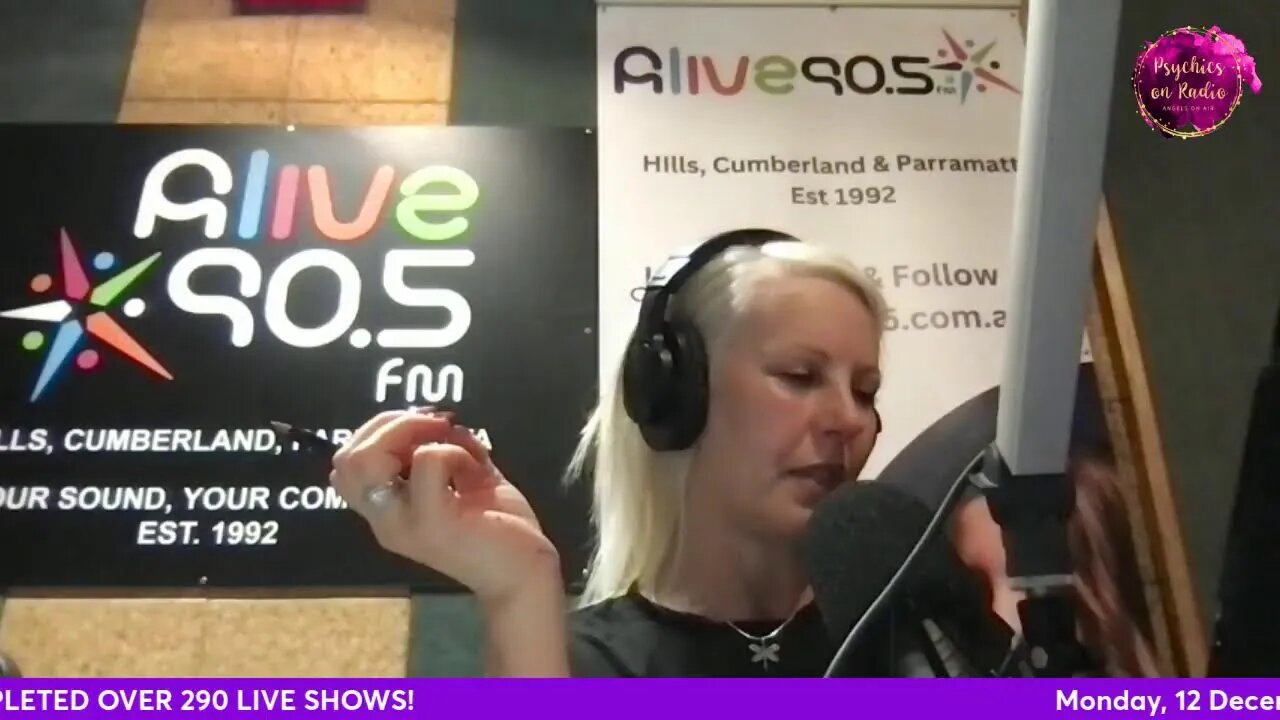 Monday, 12 December, 2022 - Show 48 - Psychics on Radio, Angels on Air & Radio Alive 90.5 FM
