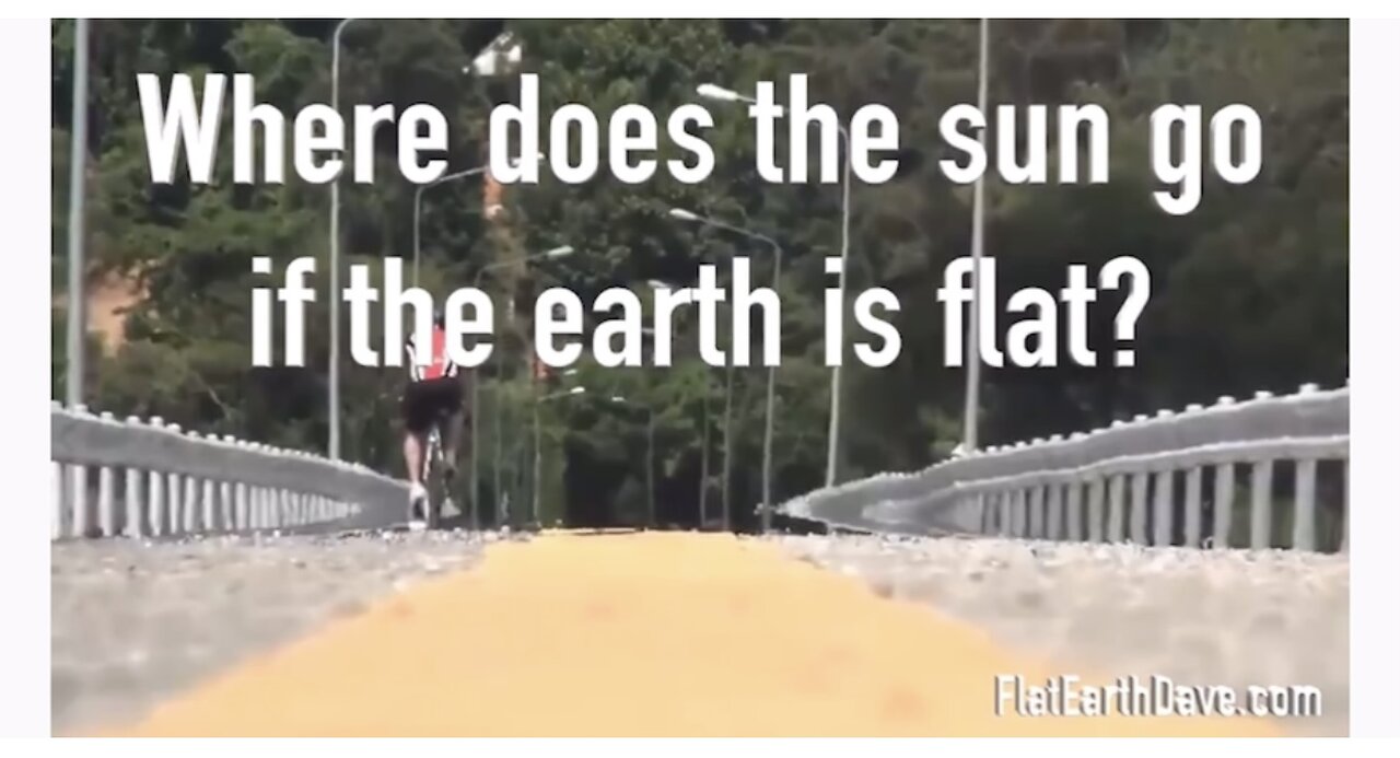 Where does the Sun go if the Earth is Flat