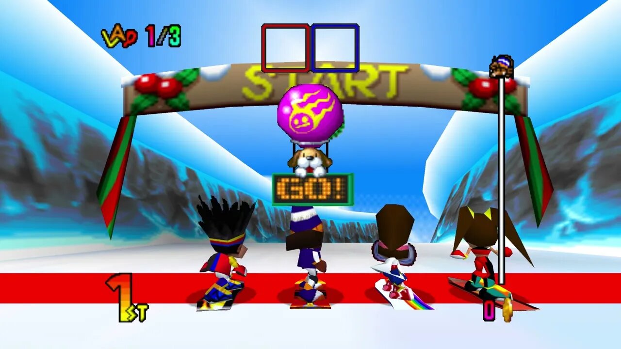 Snowboard Kids 2 - Jingle Town