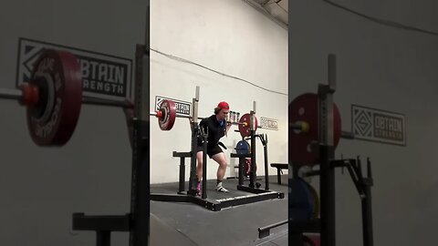 430lbs/195kg x6 squat reps PR (25kg squat bar) #shortsvideo #fitness #gym #gymmotivation #power