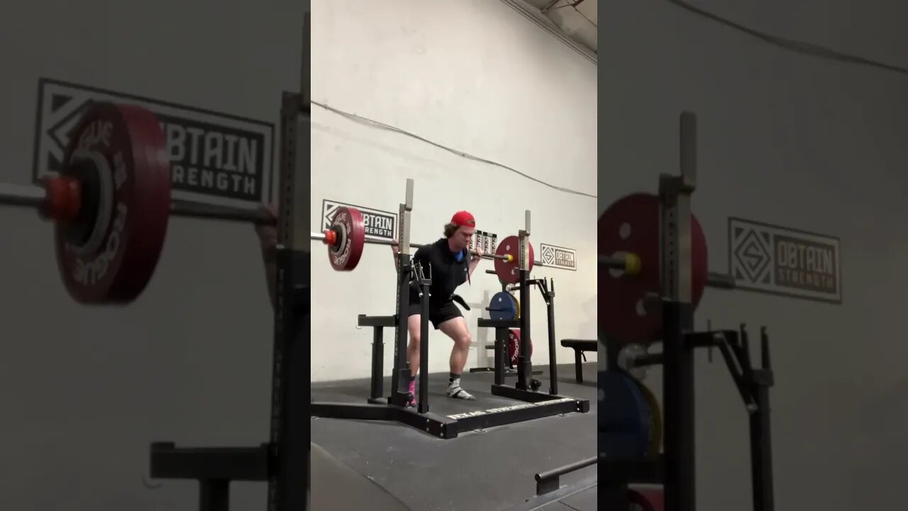 430lbs/195kg x6 squat reps PR (25kg squat bar) #shortsvideo #fitness #gym #gymmotivation #power
