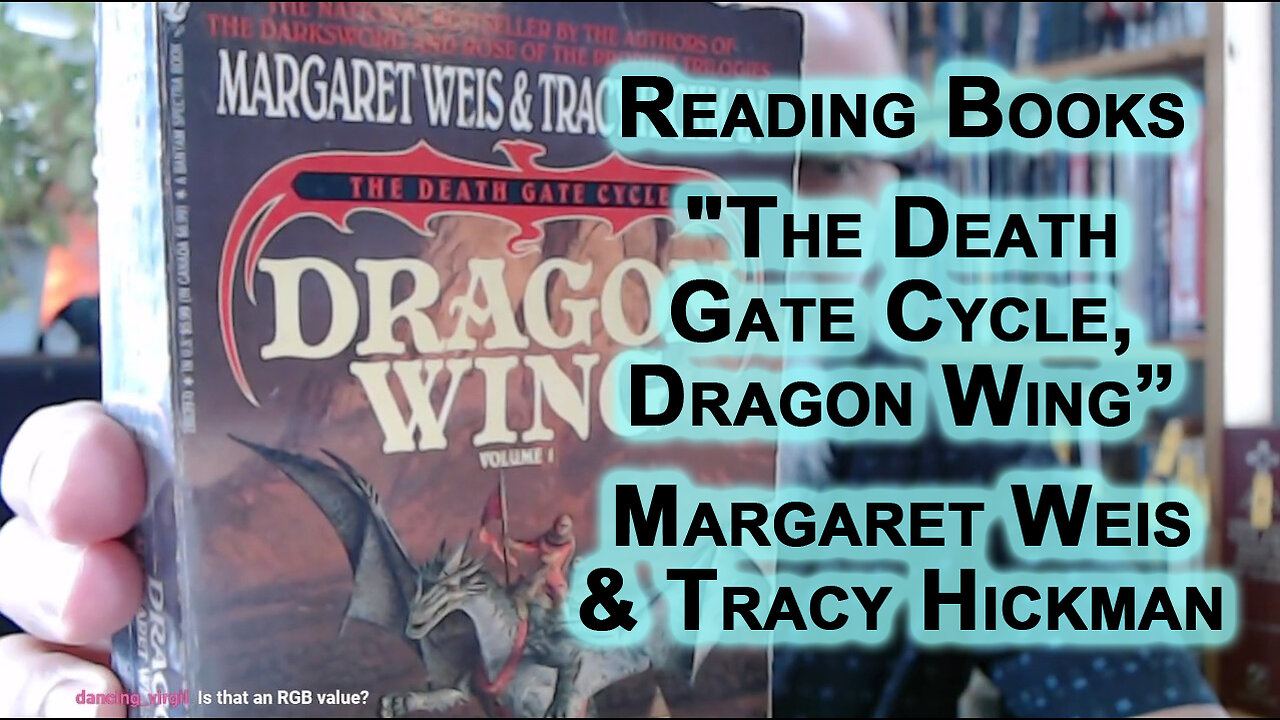 Reading Books: "The Death Gate Cycle: Dragon Wing" by Margaret Weis & Tracy Hickman, 1990 [ASMR]