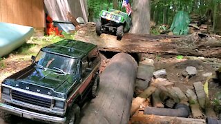 79 Ford Bronco & Scout on Segment 3 of the Ultimate Forest Trail Challenge Course